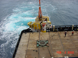 Deep bule subsea equipment