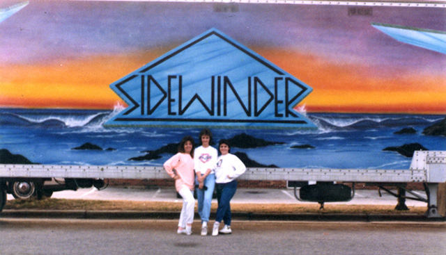 Sidewinder Mural Transfer Truck Rock Band