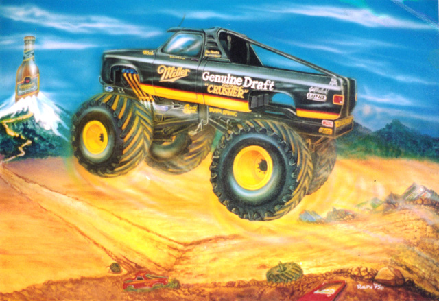 Monster Truck Painting